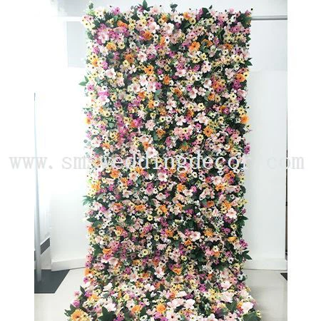 flower wall backyard