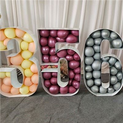 Fødselsdagsballon nummer mosaik