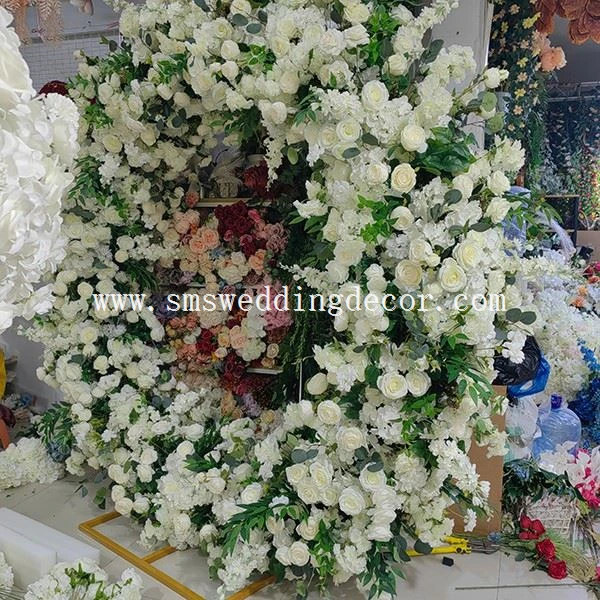 wedding arch fake flowers