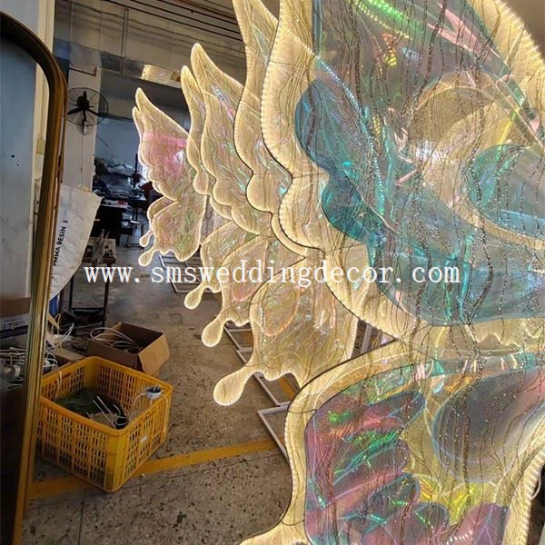 wedding party backdrop