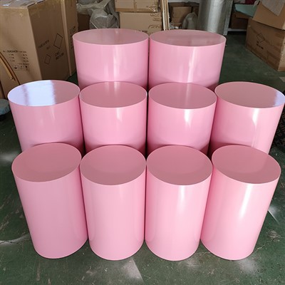 Rund cylindret piedestal sæt