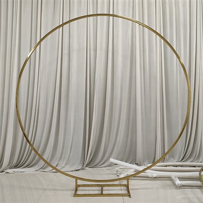 Rund bryllupsbagtæppe