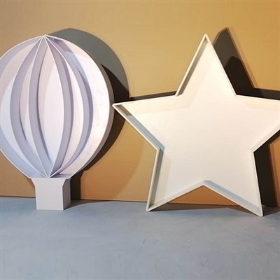 Stjerne og måne baggrund