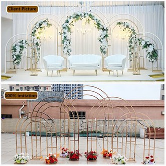 Bagtæppe Design Bryllup Stage