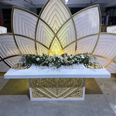 Bagtæppe til bryllupsreception