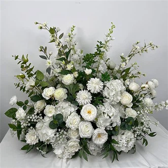 Blomster bryllupsgang