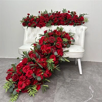 Røde blomster dekoration