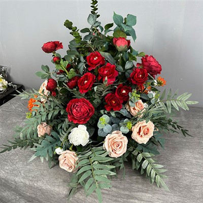 Høje centerpieces til bryllup