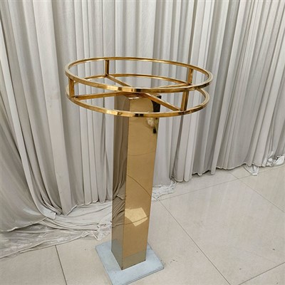 Høj Guld Blomster Stand