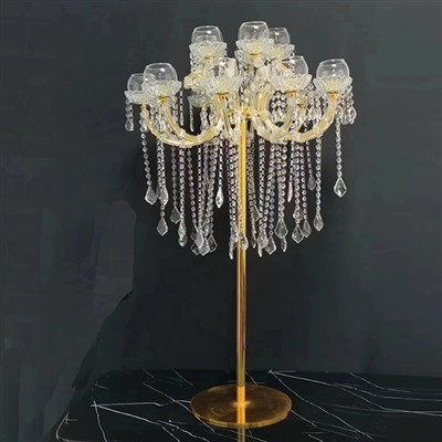 Bordplade krystal kandelaber