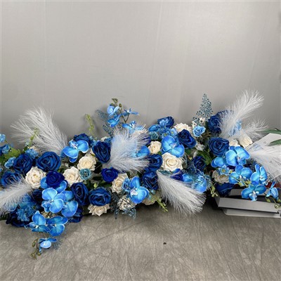 Bryllup langbord centerpieces