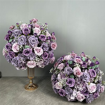 Bryllup Purple Flower Centerpieces